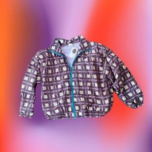 Purple Plaid Purple Windbreaker